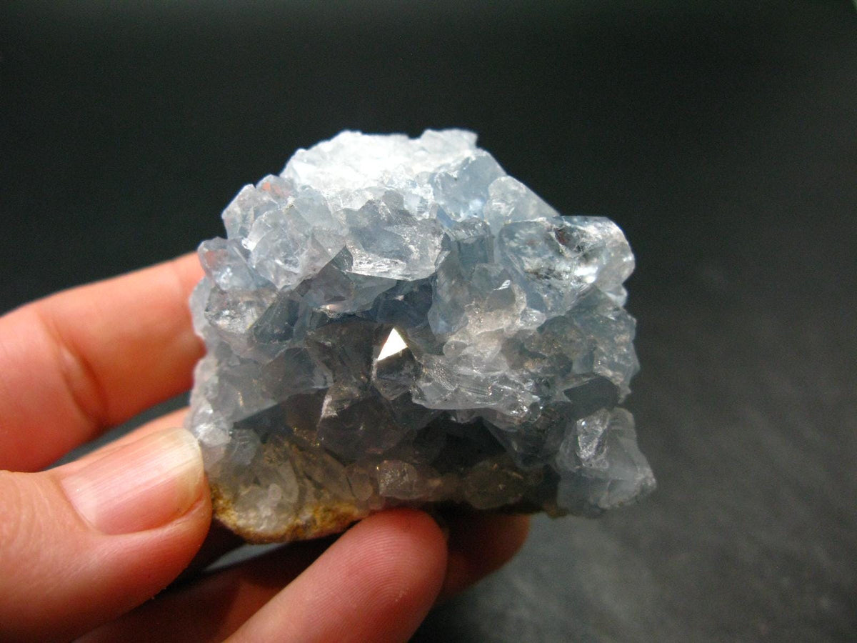 Natural Sky Blue Celestite Celestine Cluster from Madagascar - 1.9" - 116.53 Grams