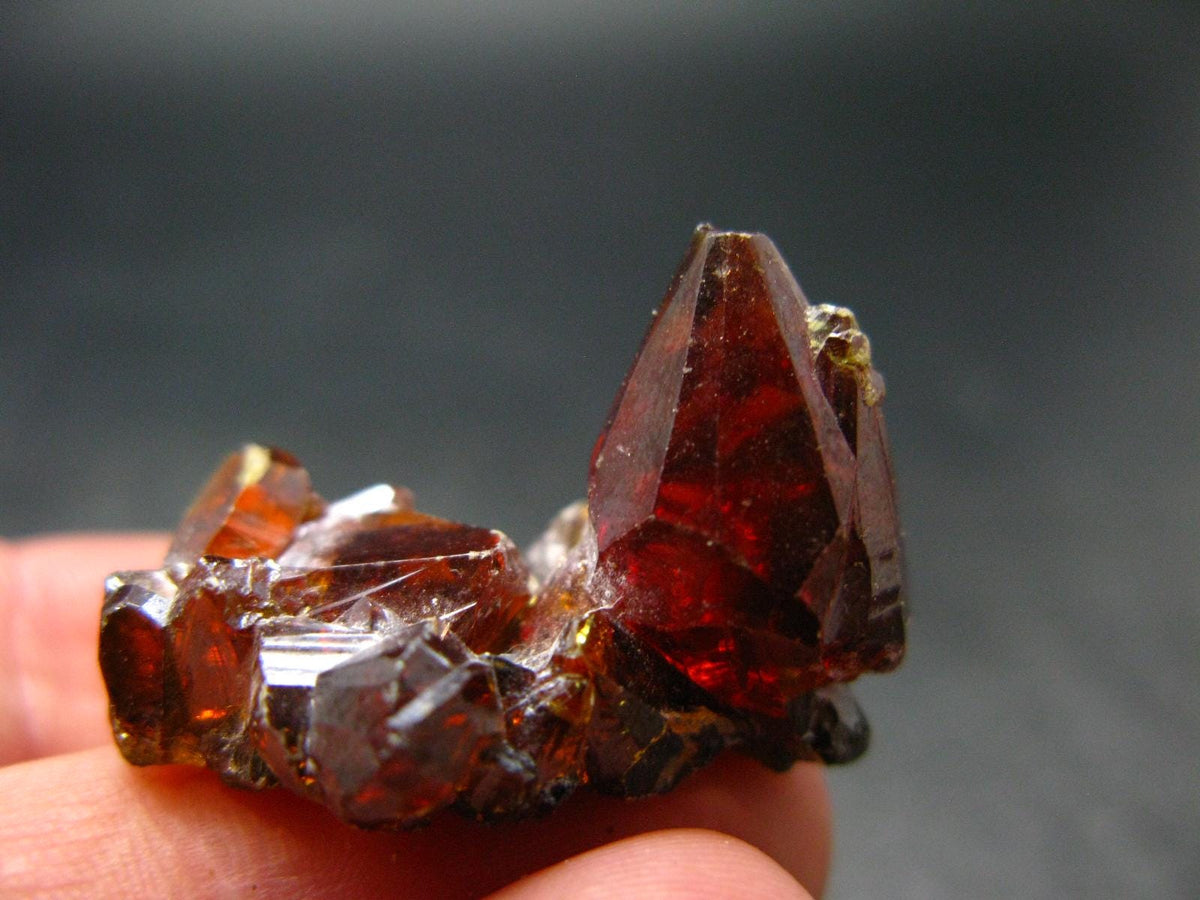 Stunning Fire Red Zincite Zinkite Cluster From Poland - 1.1" - 12.85 Grams