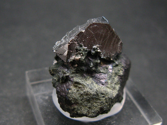 Sperrylite Crystal On Matrix From Norilsk Russia - 1.0" - 20mm Crystal!!!