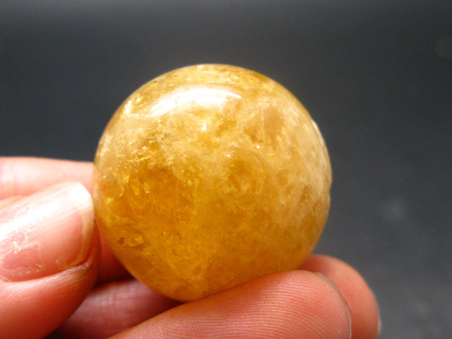 Rare Agni Gold Danburite Sphere From Tanzania - 31.0 Grams - 1.0"
