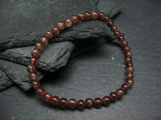 Scapolite Cats Eye Genuine Bracelet ~ 6 Inches ~ 4mm Round Beads