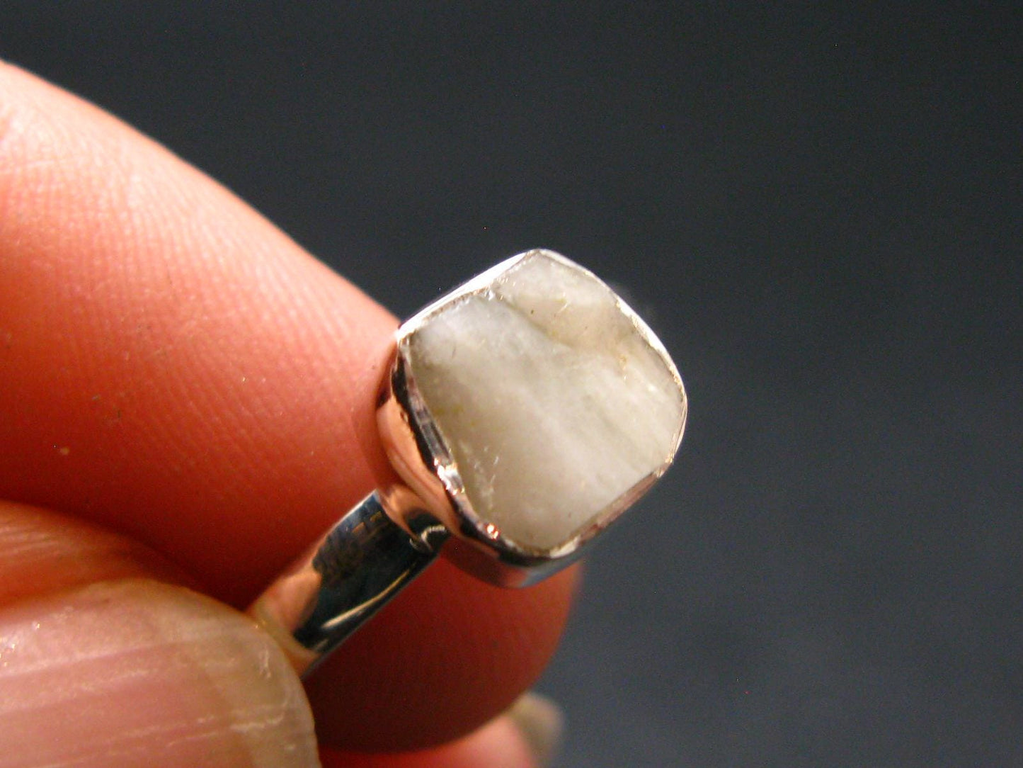 Phenakite Phenacite Sterling Silver Size 7 Ring from Nigeria - 2.0 Grams