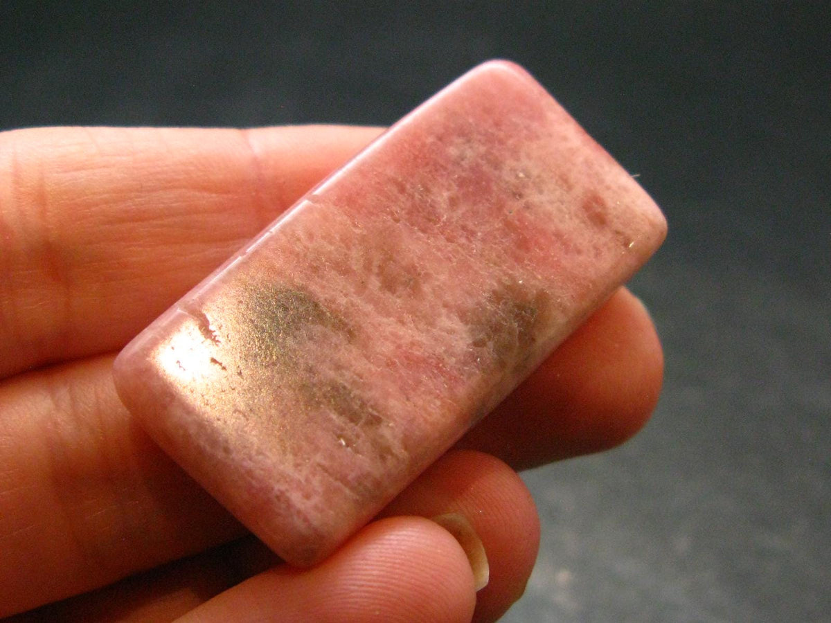 Rare Pink Petalite Tumbled Stone From Canada - 1.5" - 11.52 Grams