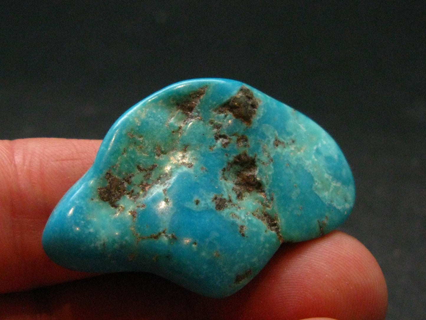 Genuine Polished Turquoise from Arizona, USA - 1.8" - 6.96 Grams