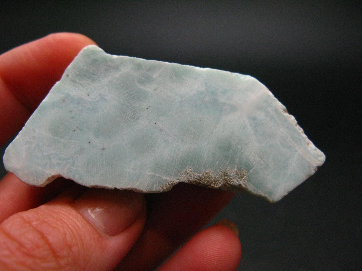 Larimar Polished Slab From Dominican Republic - 2.4"