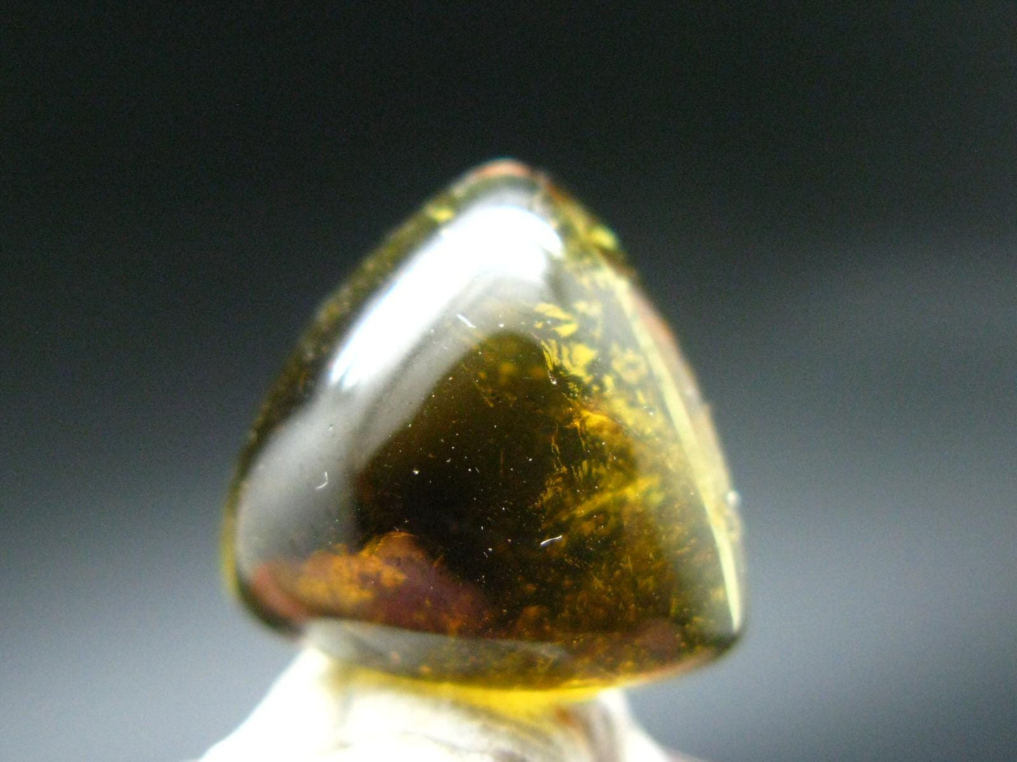 Green Tourmaline Cabochon From Brazil - 6.51 Carats - 12x12mm