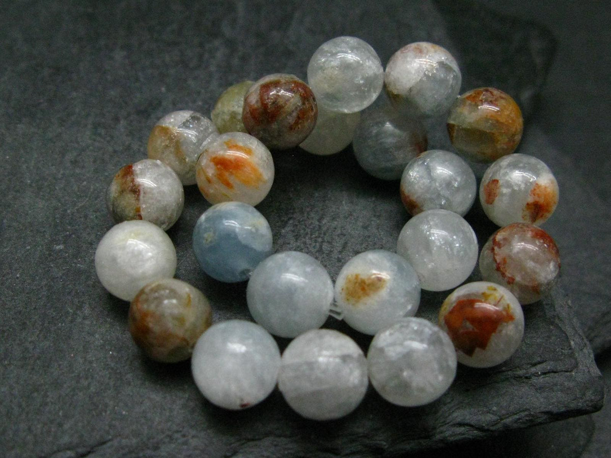 Genuine Celestite Celestine Bracelet ~ 7 Inches ~ 8mm Round Beads
