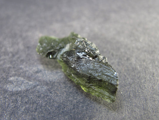 Rare Moldavite Tektite Raw Piece From Czech Republic - 1.6" - 4.61 Grams