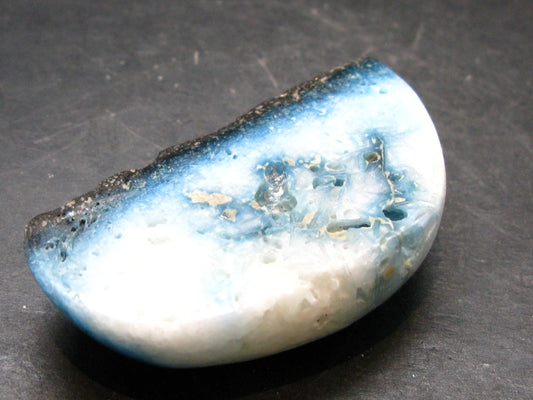 Blue Ice Glacierite Tumbled Stone from Indonesia - 2.4" - 52.15 Grams