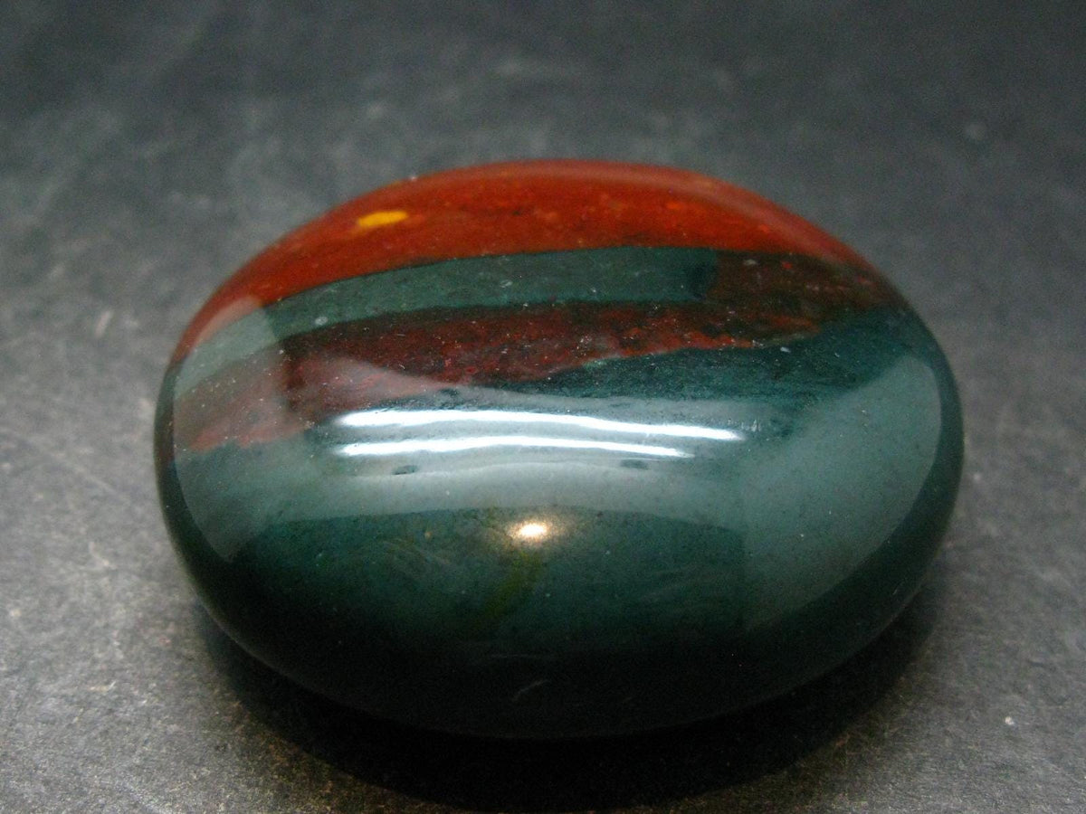 Bloodstone Tumbled Stone From India - 2.0" - 90.80 Grams
