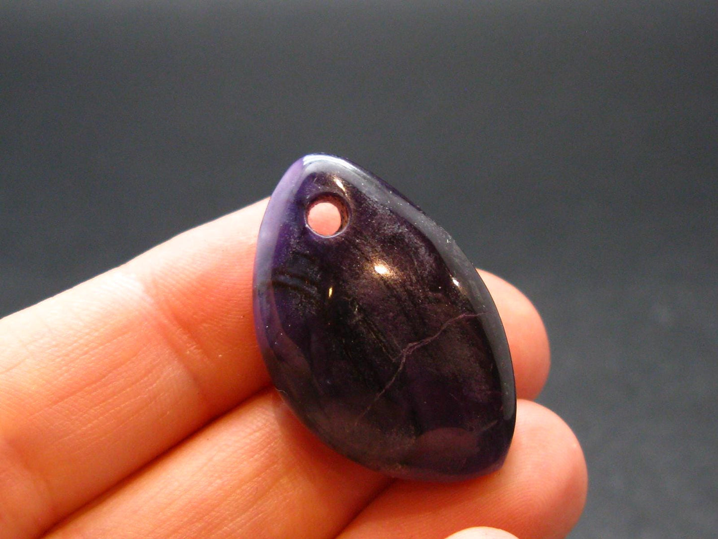 Sugilite Metal Free Pendant From South Africa - 1.1" - 8.35 Grams