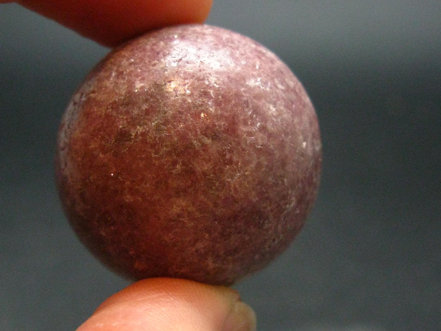 Lepidolite sphere from Brazil - 1.1"