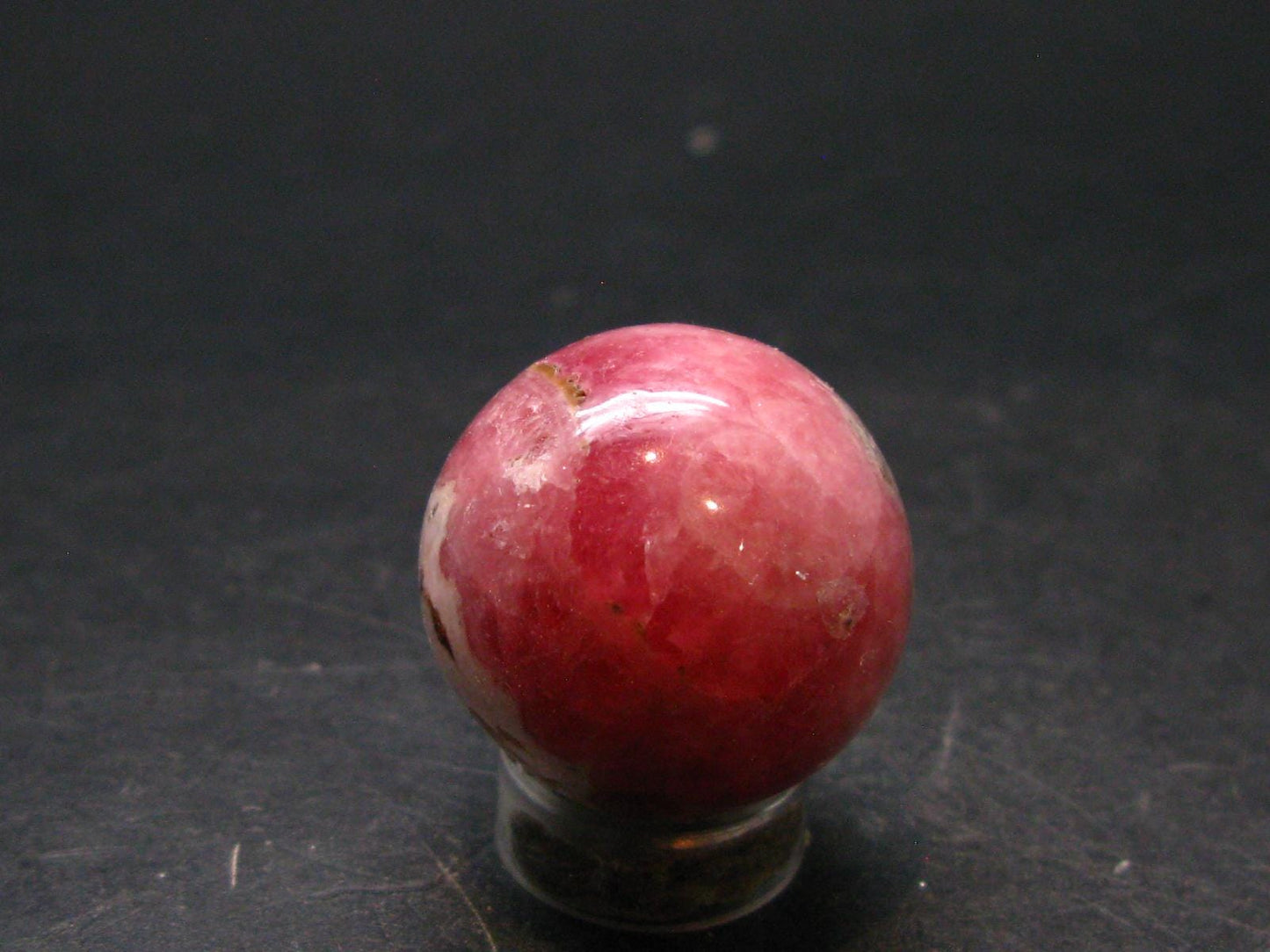 Rhodochrosite Sphere Ball from Argentina - 0.9" - 25.50 Grams