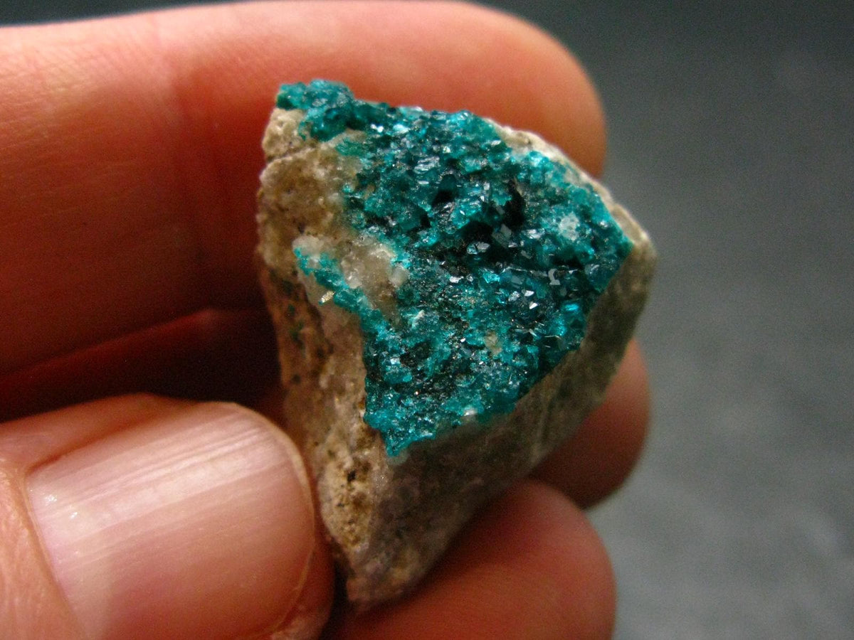 Very Nice Dioptase Cluster from Congo - 0.9" - 5.03 Grams