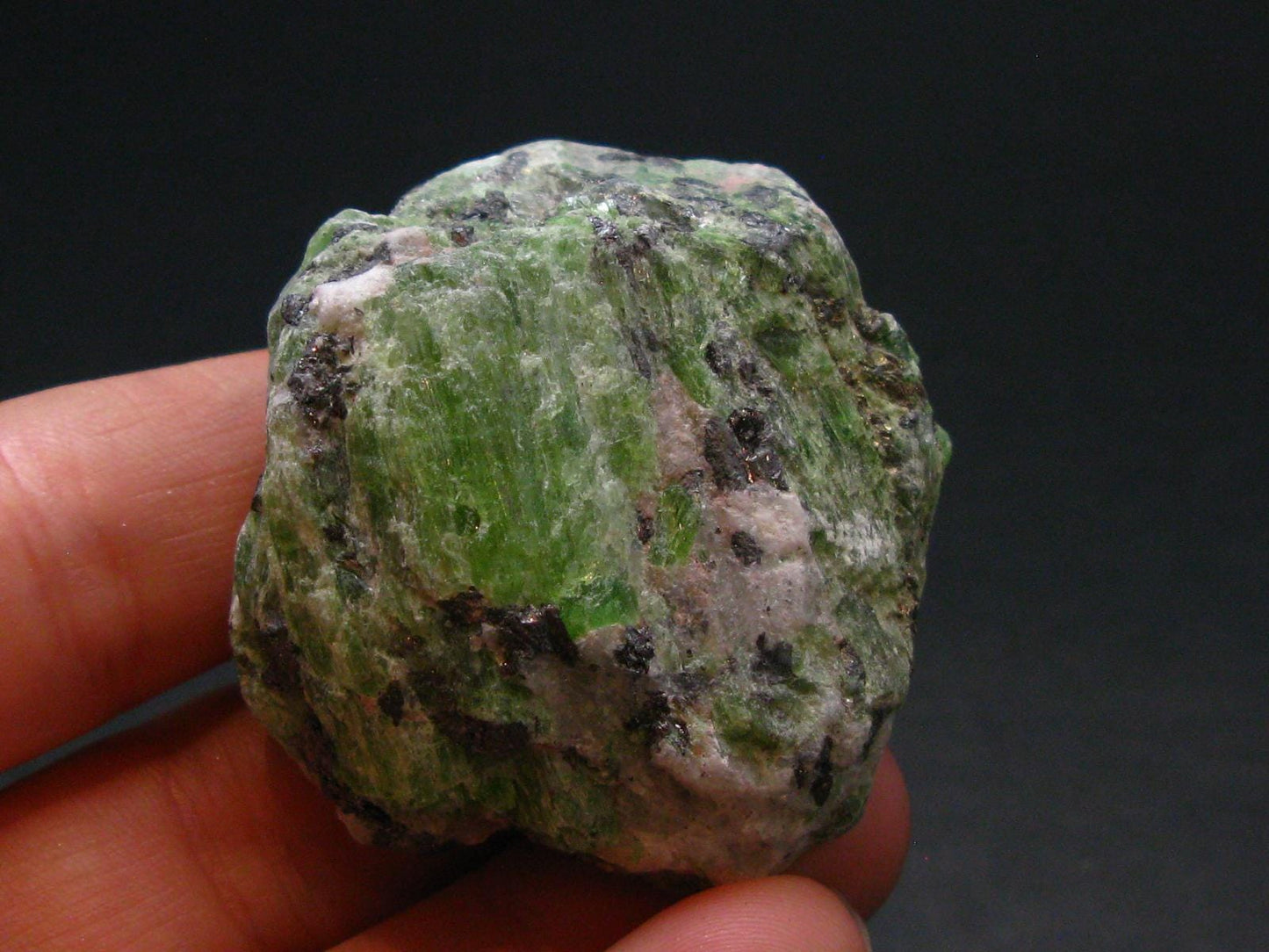 Rare Neon Tremolite Crystal from Tanzania - 1.7" - 245.60 Carats