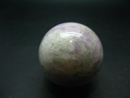 Natural Multicolored Spodumene Kunzite Hiddenite Sphere Ball From Brazil - 2.2"