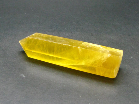 Yellow Fluorite Obelisk From China - 3.3"