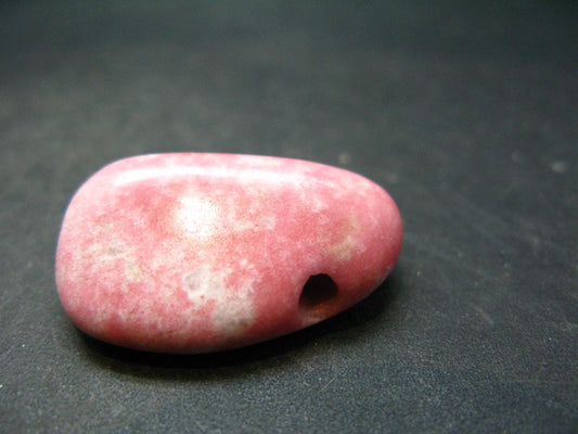 Rare Thulite Metal Free Pendant From Greenland - 1.1" - 9.33 Grams