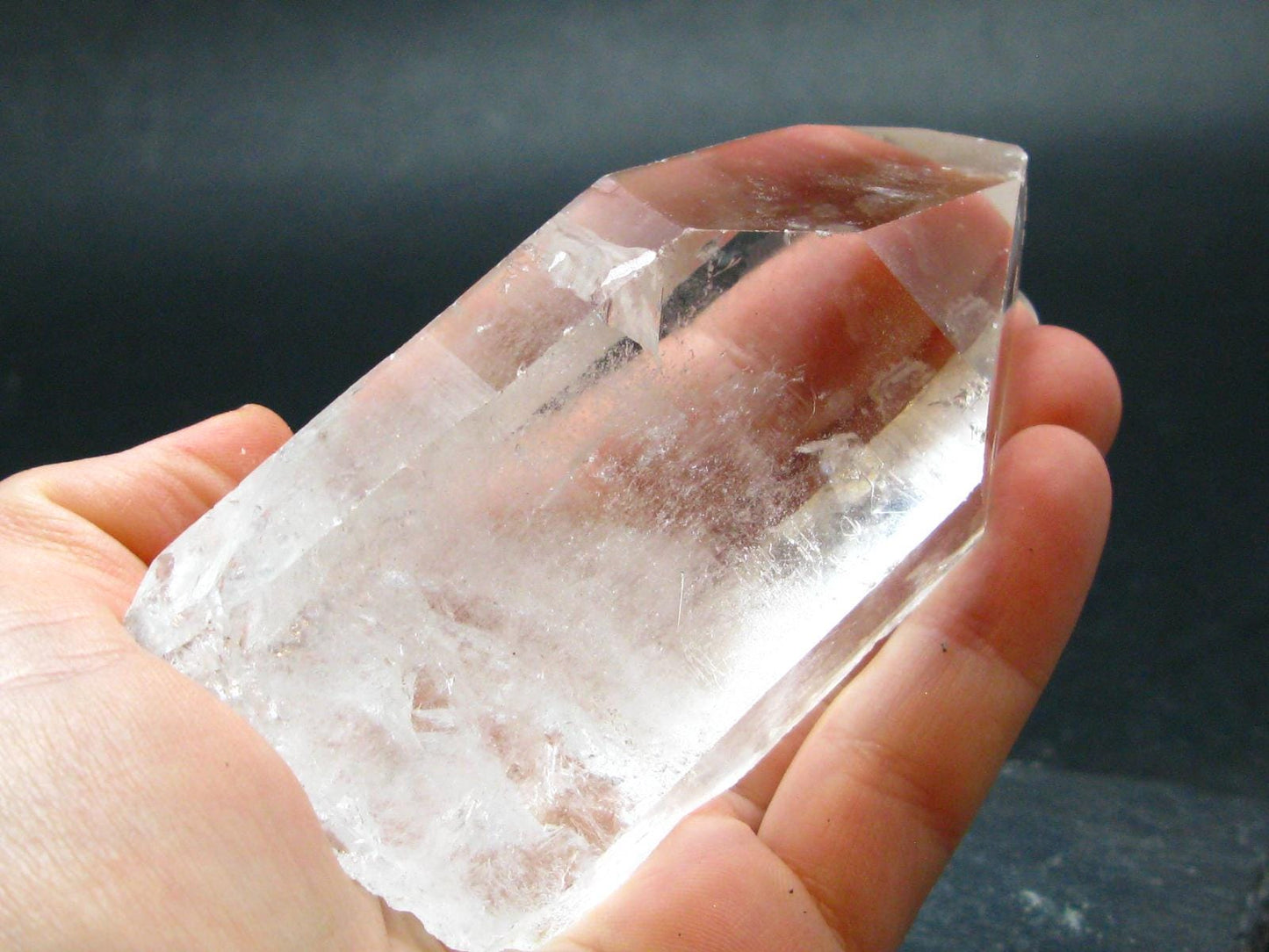Record Keeper Lemurian Seed Quartz Crystal From Brazil - 3.6"