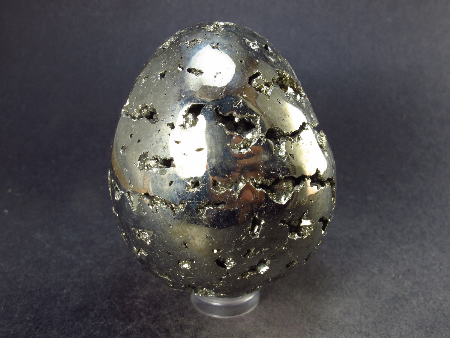 Pyrite Crystallized Egg From Peru - 2.3" - 261.3 Grams