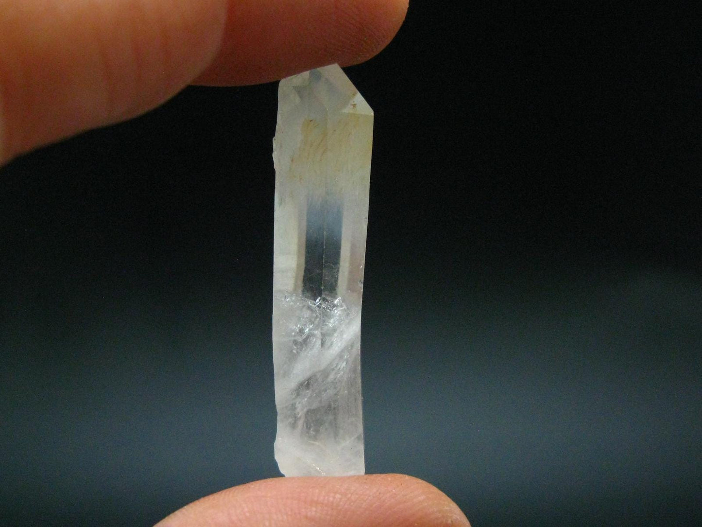 Rare Mango Quartz w/ Hallyosite Crystal From Colombia - 1.4" - 3.94 Grams