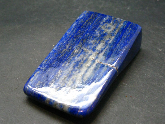 Lapis Lazuli Lazurite Tumbled Stone From Afghanistan - 2.9"