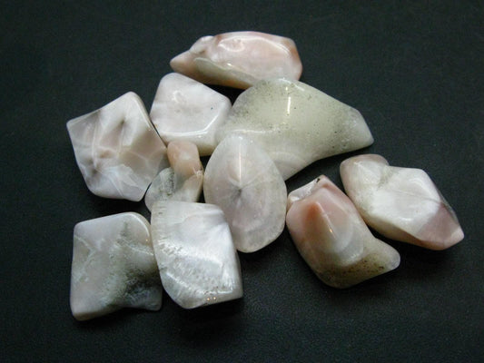 Lot Of 10 Natrolite Tumbled Stones From Indonesia - 100 Carats