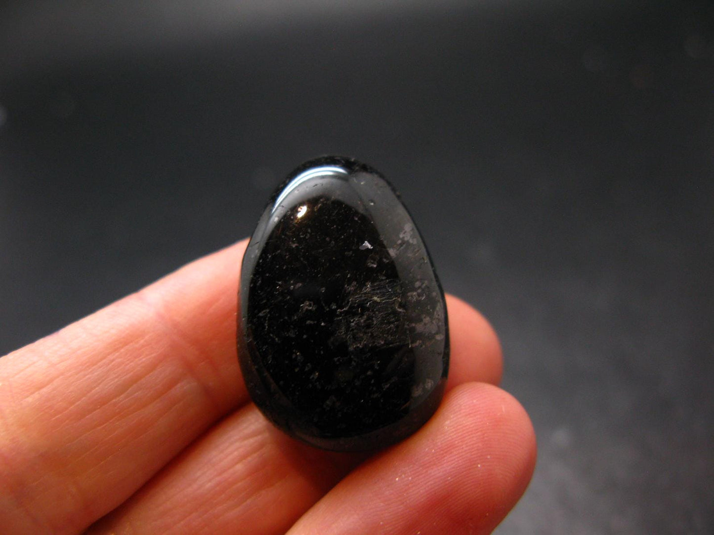 Nuumite Nuummite Metal Free Pendant From Greenland - 1.1" - 12.67 Grams