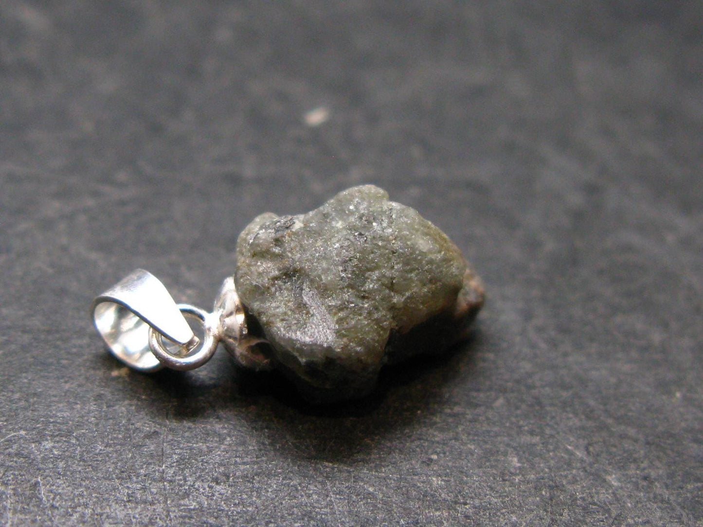 Phenakite Phenacite Silver Pendant from Brazil - 0.7 Inches - 1.08 Grams
