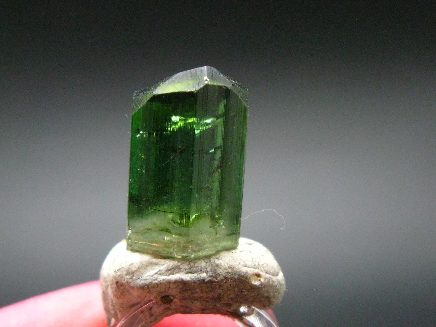 Green Tourmaline Crystal From Brazil - 0.6" - 11.10 Carats