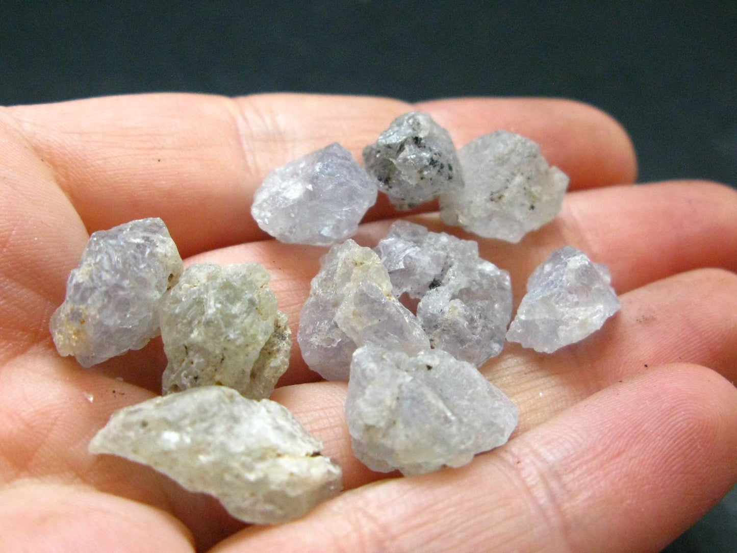 Lot of 10 Gray Herderite Crystals from Africa - 65.0 Carats