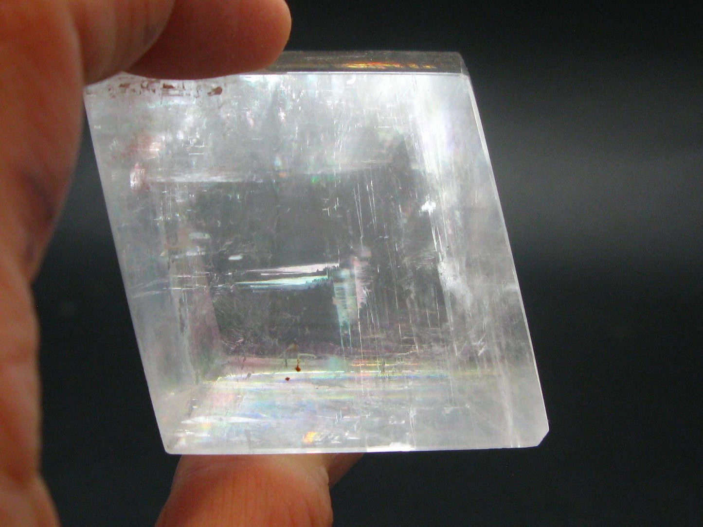 Large Rhomb Calcite Iceland Spar Crystal From Mexico - 1.9" - 128.69 Grams