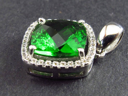 Helenite Gaia Stone Gem Sterling Silver Pendant From Washington - 5.0 Carats