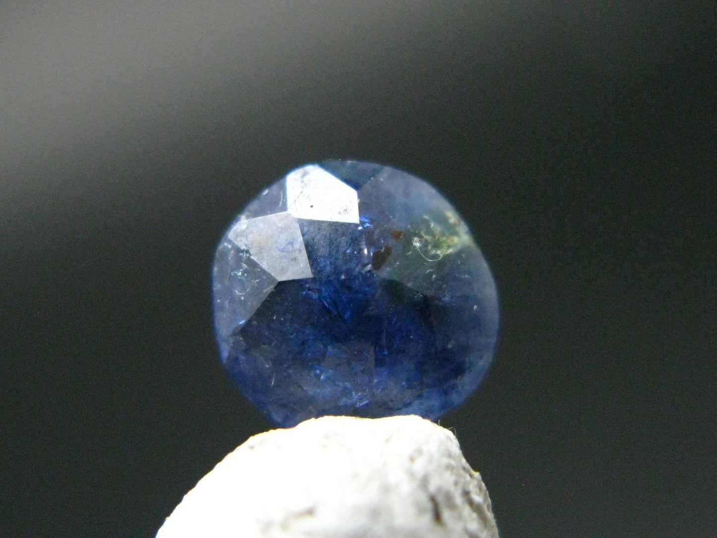 Gem Benitoite Cut Stone From California - 1.26 Carats - 6.5x6.5mm