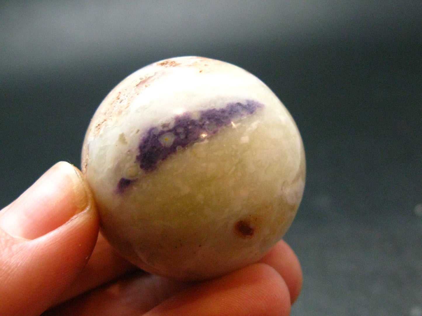 Natural Tiffany Stone Violet Opal polished Sphere Ball from USA - 1.3" - 47.61 Grams