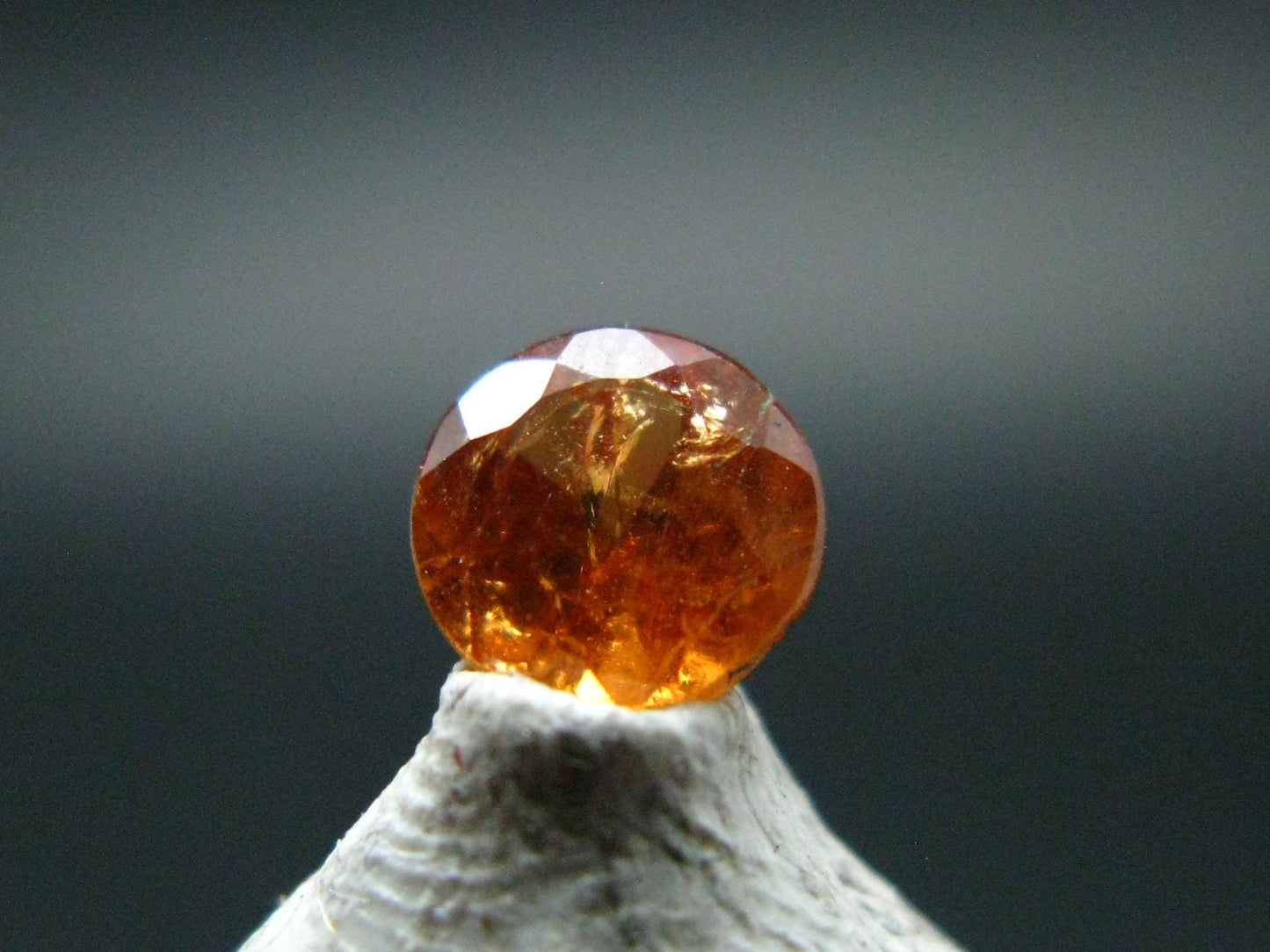 Hessonite Garnet Gem Cut Stone From Sri Lanka - 0.81 Carats