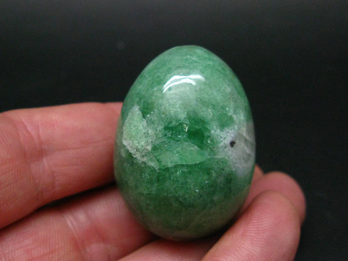 Gem Tsavorite Garnet Egg From Tanzania - 59.11 Grams - 1.6"