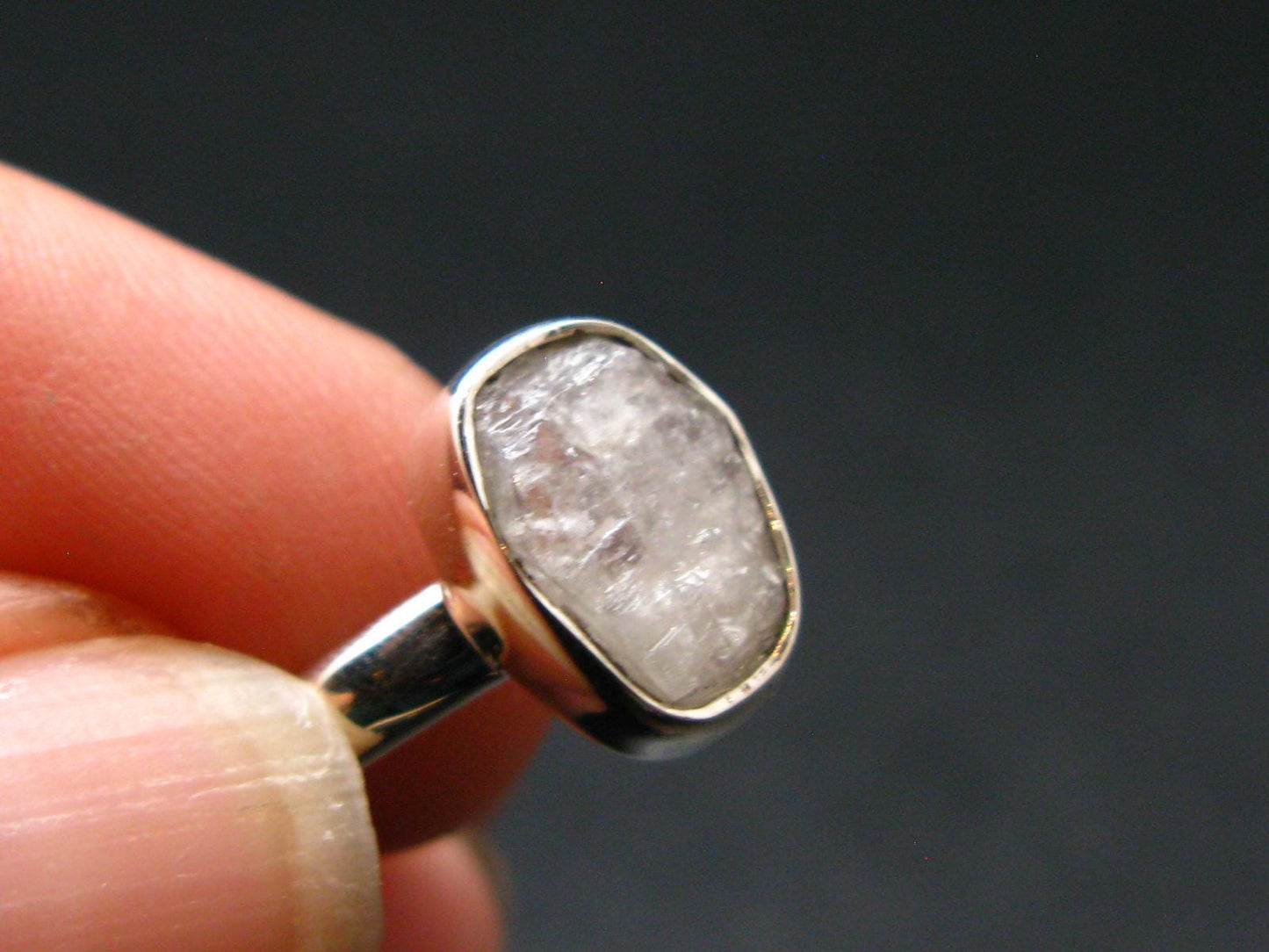 Phenakite Phenacite Sterling Silver Size 6 Ring from Russia - 2.05 Grams