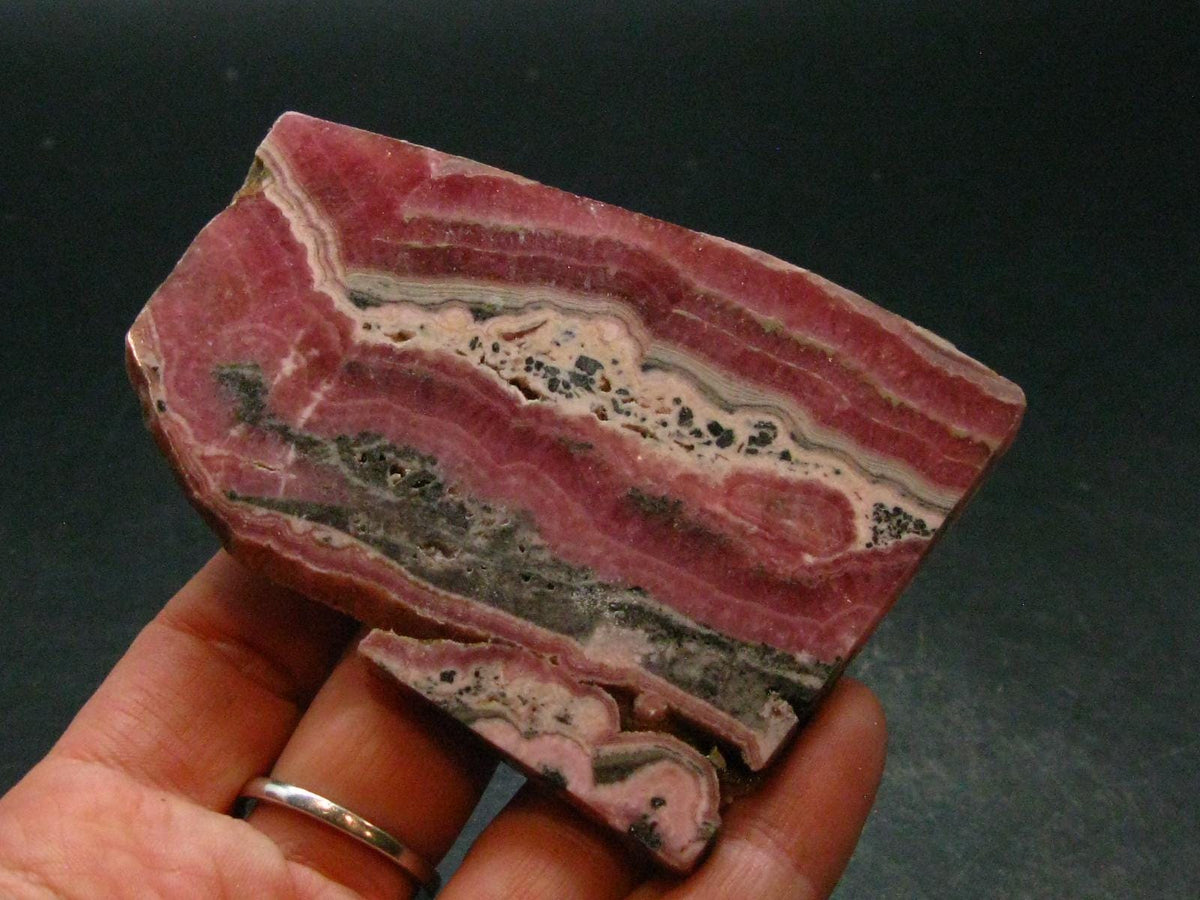 Rhodochrosite Large Slab From Argentina - 3.1" - 78.06 Grams
