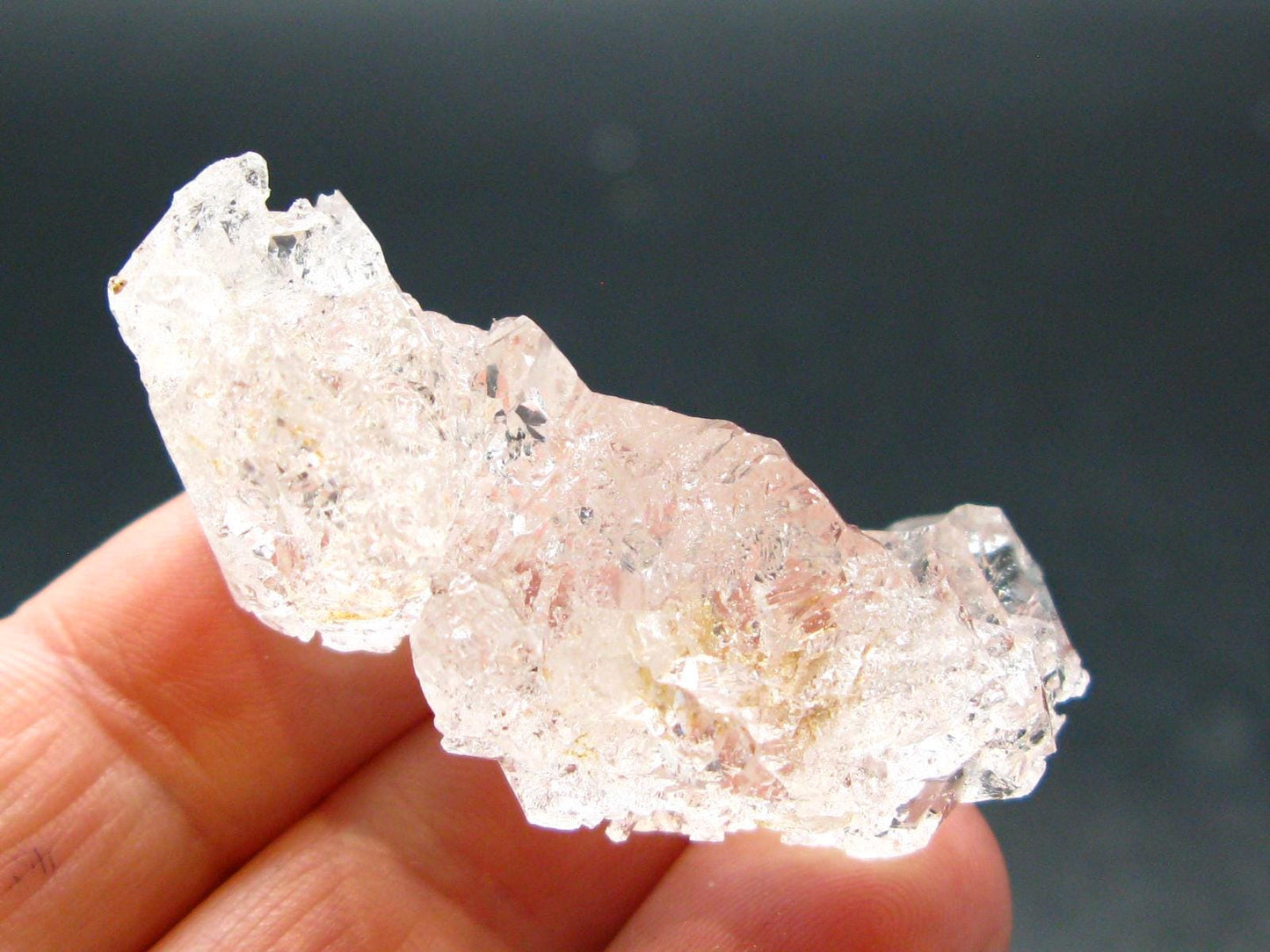 Fantastic Etched Gemmy Raw Clear Goshenite Beryl Crystal From Brazil - 1.6" - 13.35 Grams