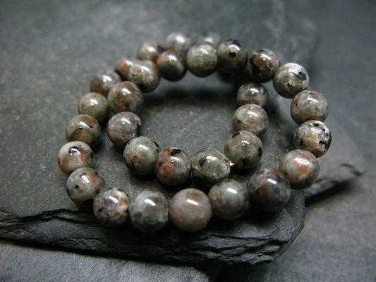 Yooperlite Genuine Bracelet ~ 7 Inches ~ 6mm Round Beads
