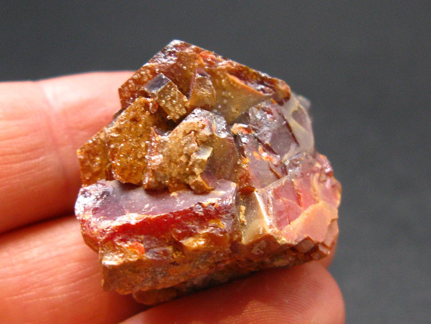 Vanadinite Crystal From Morocco - 1.2" - 37.66 Grams