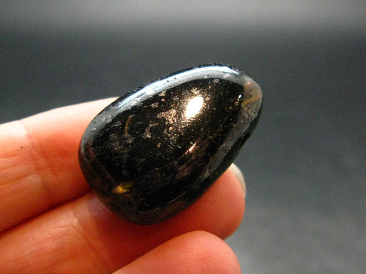 Nuumite Nuummite Metal Free Pendant From Greenland - 1.1" - 13.0 Grams