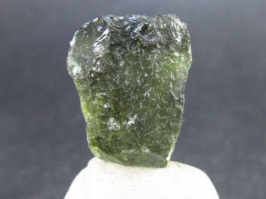Moldavite Tektite Raw Piece from Czech Republic - 0.7" - 8.20 Carats - 1.64 Grams