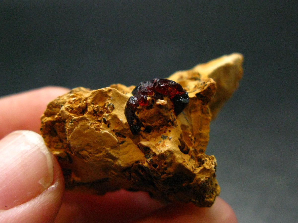 Rare Clinohumite Crystal on Matrix from Afghanistan - 48.10 Carats