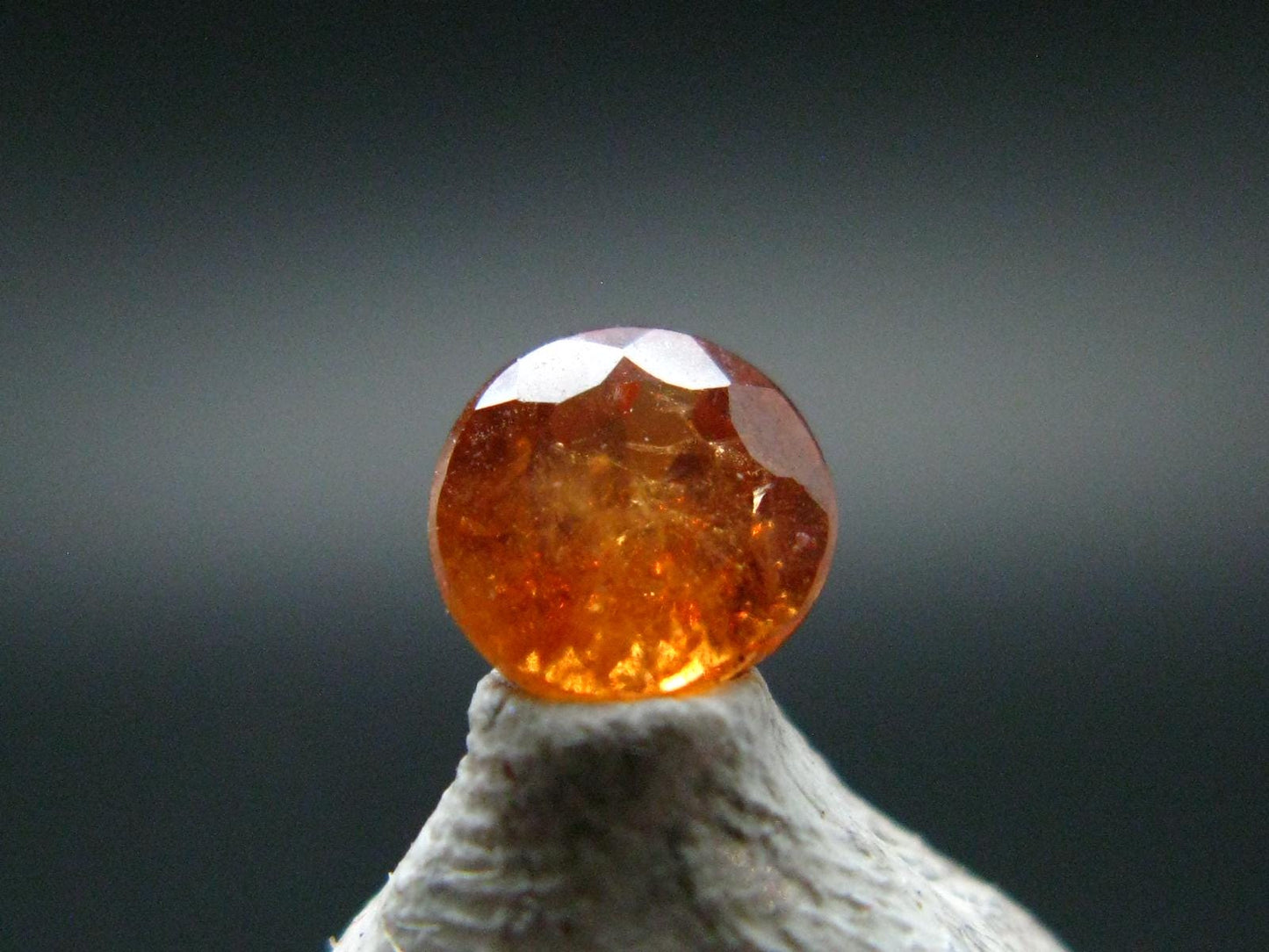 Hessonite Garnet Gem Cut Stone From Sri Lanka - 0.83 Carats