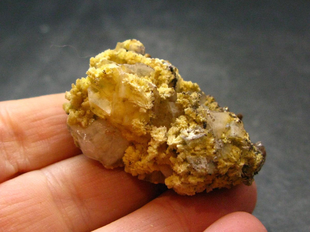 Nice Large Yellow Mimetite Cluster from Mexico - 1.5"