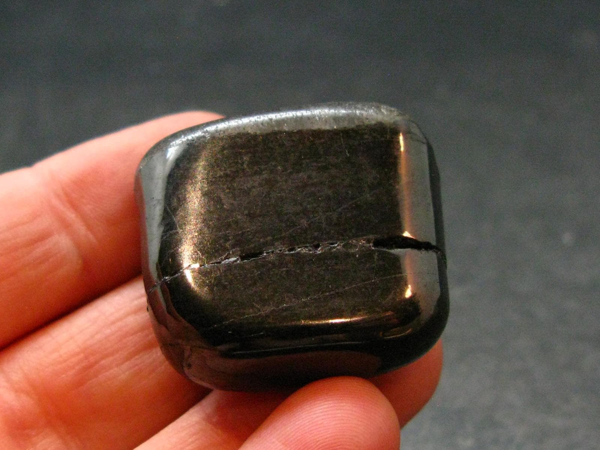 Elite Shungite Tumbled Piece from Russia - 1.1" - 14.28 Grams
