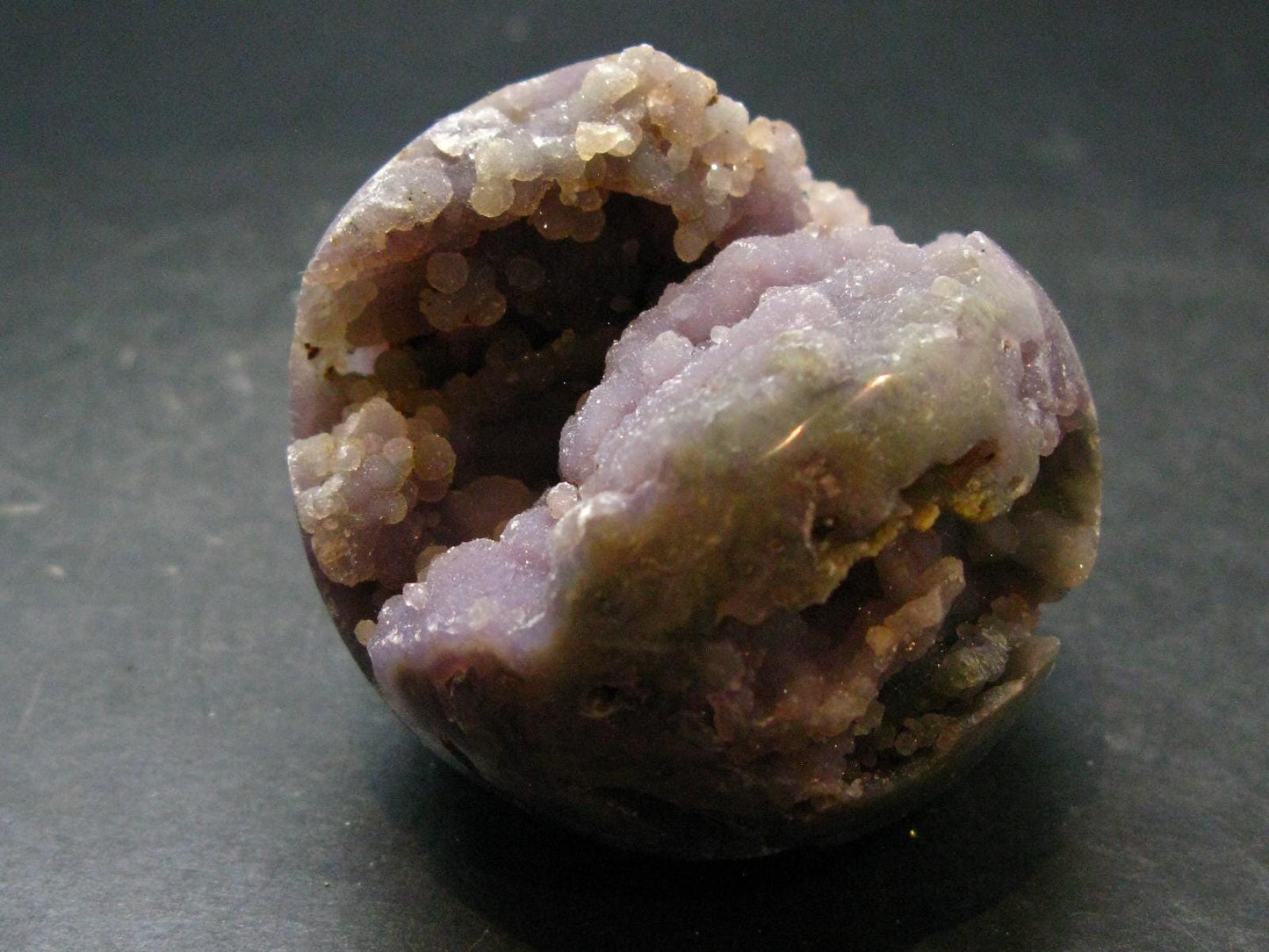 Rare Purple Grape Agate Sphere From Indonesia - 2.0"