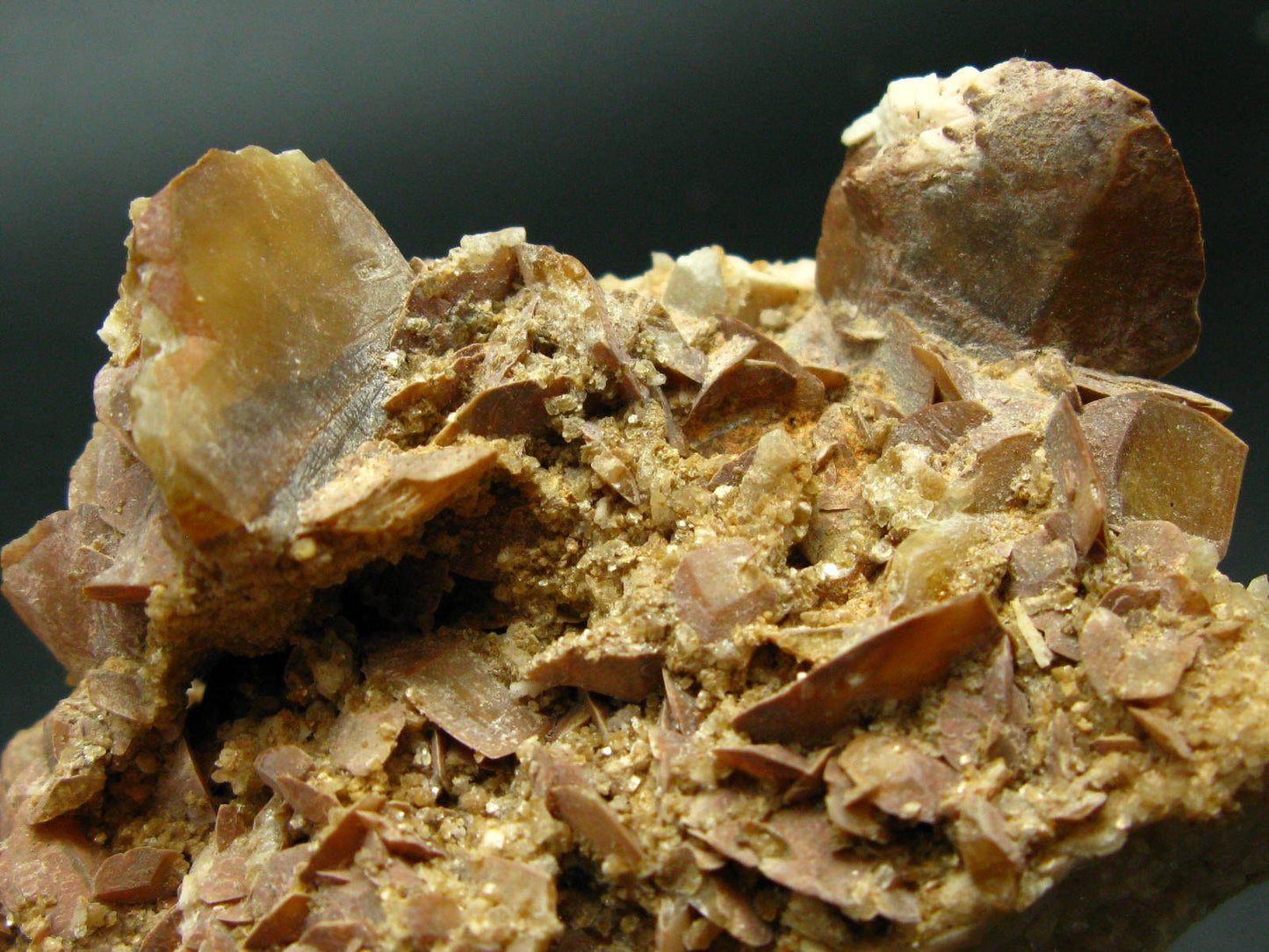 Rare Herderite on Feldspar Cluster from Brazil - 221 Grams - 4.2"